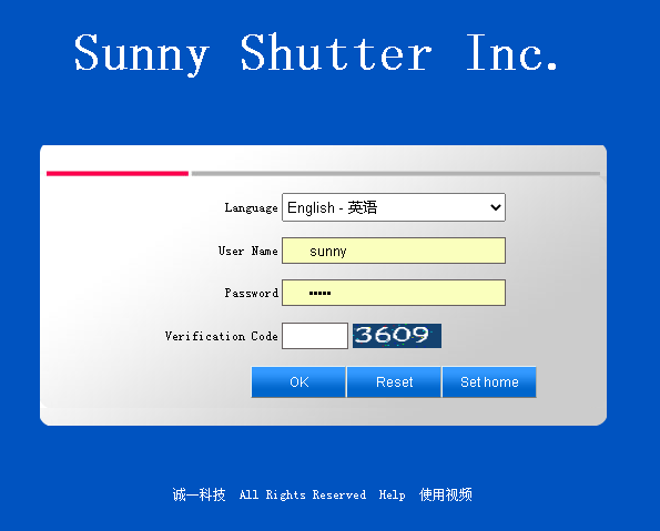 Sunny Shutter Inc.